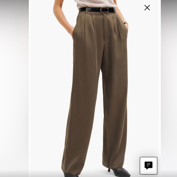 Reformation WOODLAND MASON HW WIDE LEG PANT Size 8 - Picture 3 of 6